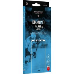 Folie de sticlă securizată MyScreen Diamond Glass Edge, adeziv integral, pentru Samsung Galaxy A02s / A02 - negru