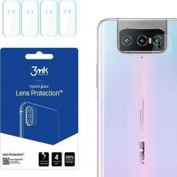 Protectie camera foto 3mk Lens Protect pentru Asus Zenfone 7 Pro, Sticla hibrida 7H