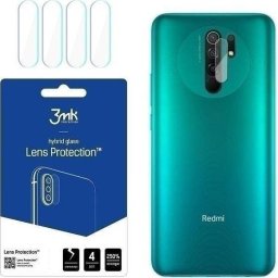Protectie camera foto 3mk Lens Protect pentru Xiaomi Redmi 9, Sticla hibrida 7H