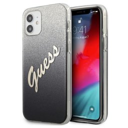Husa Husa de protectie Guess Vintage Case pentru Iphone 12 Mini, Negru