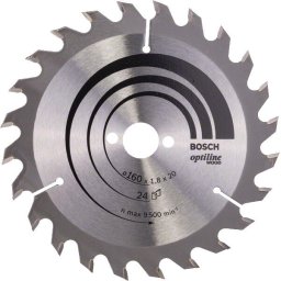 Lama de fierastrau circular pentru lemn, 160 x 20/16 x 1.8 mm, 24 dinti