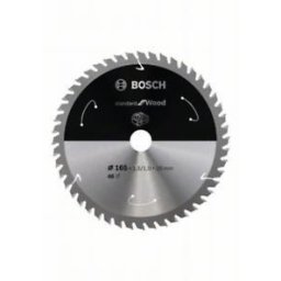 Bosch Disc Standard for Wood 165x20x48T special pentru circulare cu acumulator