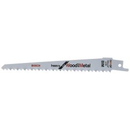 Set lame de fierastrau sabie pentru lemn si metal, lungime 150 mm, 100 buc