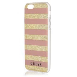 Husa Guess GUHCP6STGPI iPhone 6/6S pink hardcase Ethnic Chic Stripes 3D