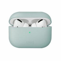 Husă UNIQ Lino Silicone pentru AirPods Pro 1/2 – Verde