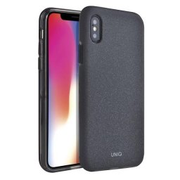 Husa UNIQ etui Lithos iPhone Xs Max Negru /charcoal black