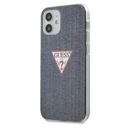Husa Guess GUHCP12SPCUJULDB iPhone 12 mini 5.4" navy/dark blue hardcase Jeans Collection