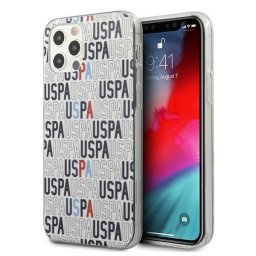 Husa US Polo USHCP12LPCUSPA6 iPhone 12 Pro Max 6,7" biały/white Logo Mania Collection