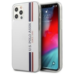 Husa US Polo USHCP12LPCUSSWH iPhone 12 Pro Max 6,7" biały/white Tricolor Collection