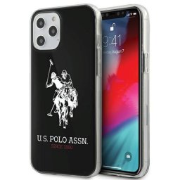 Husa US Polo USHCP12LTPUHRBK iPhone 12 Pro Max 6,7" Negru/black Shiny Big Logo