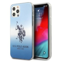 Husa US Polo USHCP12MPCDGBL iPhone 12/12 Pro 6,1" niebieski/blue Gradient Collection