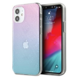 Husa Husa hardcase Guess 4G 3D Pattern pentru Apple iPhone 12 mini, design multicolor