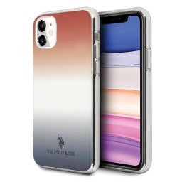 Husa US Polo USHCN61TRDGRB iPhone 11 czerwono-niebieski/blue&red Gradient Pattern Collection