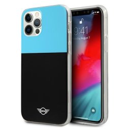 Husa Husa Mini Color Block pentru iPhone 12 Pro Max, hardcase premium, culoare albastru