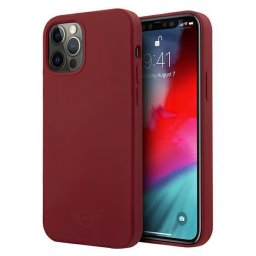 Husa Husa Mini Silicone Tone On Tone pentru iPhone 12 Pro Max, hardcase premium, culoare rosu