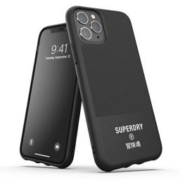 Husa SuperDry Moulded Canvas iPhone 11 Pro Case Negru/black 41548