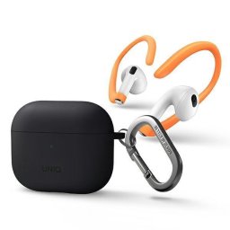 Husa UNIQ etui Nexo AirPods 3 gen + Ear Hooks Silicone szary/grey