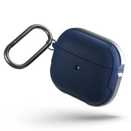 Husă UNIQ Valencia Antimicrobial pentru AirPods 3 – Albastru