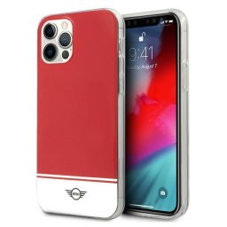 Husa Mini MIHCP12MPCUBIRE iPhone 12/12 Pro 6,1" czerwony/red hard case Stripe Collection