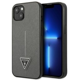 Husa Guess GUHCP14SPSATLG iPhone 14 6.1 "silver / silver hardcase SaffianoTriangle Logo