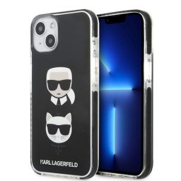 Husa Karl Lagerfeld KLHCP13STPE2TK iPhone 13 mini 5,4 "hardcase black / black Karl & Choupette Head
