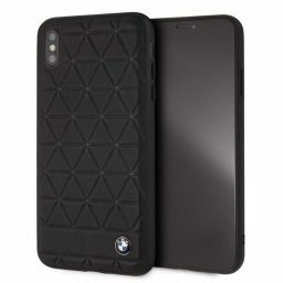 Husa Etui hardcase BMW BMHCI65HEXBK iPhone Xs Max Negru/ Hexagon