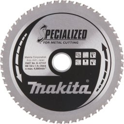 Lamă de ferăstrău pentru tăiere tablă fără fir 150x20x52z DCS551/DCS53