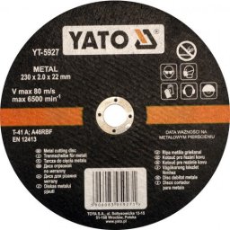 Disc Debitat Metal 230 x 2 x 22mm YT-5927