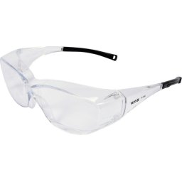 Ochelari de protectie, Plastic, Transparent, Negru