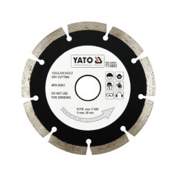 Disc diamantat segmente HS 125MM YT-6003