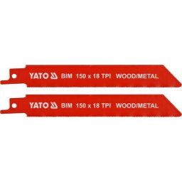 YATO BRZESZCZOTY BIM 150mm 18TPI 2szt. YT-33931