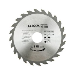 Disc fierăstrău wolfram pentru lemn 160 x 24 mm YT-6056