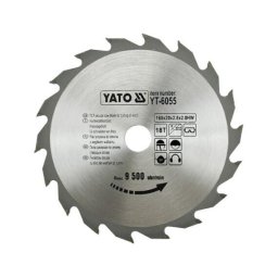 Disc fierăstrău wolfram pentru lemn 160 x 18 mm YT-6055