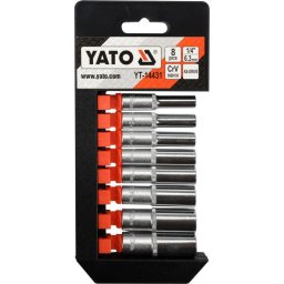 Set 8 chei tubulare 1/4" YT-14431