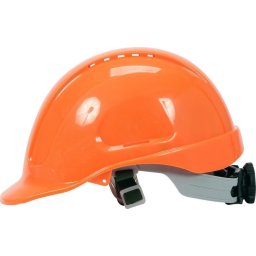 Casca de protectie, ABS, Portocaliu