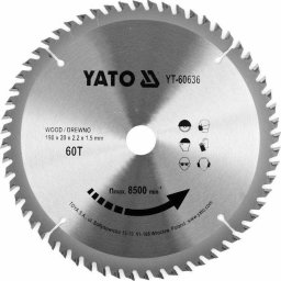Disc circular pentru lemn 190 x 60Tx 20 mm