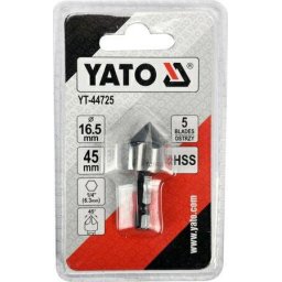 Freza pentru metal cu prindere HEX 1/4, diametru 16.5mm, lungime 45mm