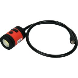 Lanterna multifunctionala YT-08516, ABS, LED, 3 W, Flexibila, Magnetica, IP54, Rosu/Negru