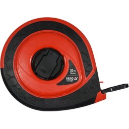 Ruleta cu banda din fibra de sticla, lungime 30 m, latime 15 mm