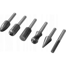 Set Freze Pentru Metal, 6.0 mm, 6 Buc Yato YT-61711