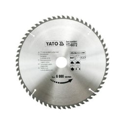 Disc fierăstrău cricular pentru lemn 250 x 60 x 30 mm YT-6072