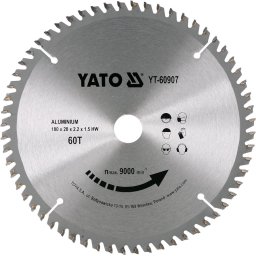 Disc circular lemn 180 x 20 x 2.2 mm 60 dinti YT-60907