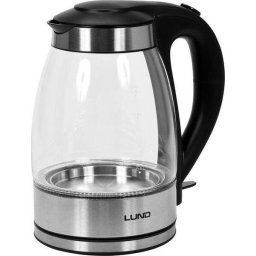 Fierbator W-68172 Lund, 240V, 2200 W, LED, 1.8 l, Negru, Argintiu