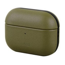 Husă UNIQ Terra Genuine Leather pentru AirPods Pro 1/2 – Verde