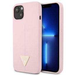 Husa Guess GUHCP13SSLTGU iPhone 13 mini 5.4" purple/purple hardcase Silicone Triangle