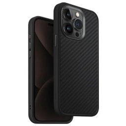 Husa Uniq case Keva iPhone 15 Pro Max 6.7" Magclick Charging black/carbon black