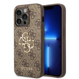 Husa Husă rigidă 4G Big Metal Logo pentru iPhone 15 Pro Max (6.7") – maro