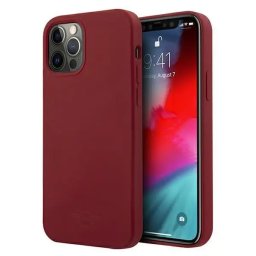 Husa Mini MIHCP12MSLTRE iPhone 12/12 Pro 6,1" czerwony/red hard case Silicone Tone On Tone