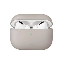 Husă UNIQ Lino Silicone pentru AirPods Pro 1/2 – Bej