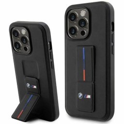 Husa Case BMW BMHCP14X22GSLK iPhone 14 Pro Max 6.7" black/black hardcase Grip Hot Stamp